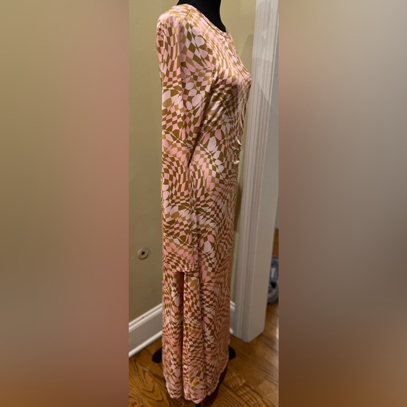 AFRM Geometric Pattern Maxi Dress W/Cutout - Picture 6 of 6